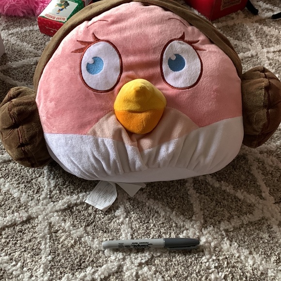 Large Angry Birds Star Wars Plush - Leia - 10” - Picture 4 of 4